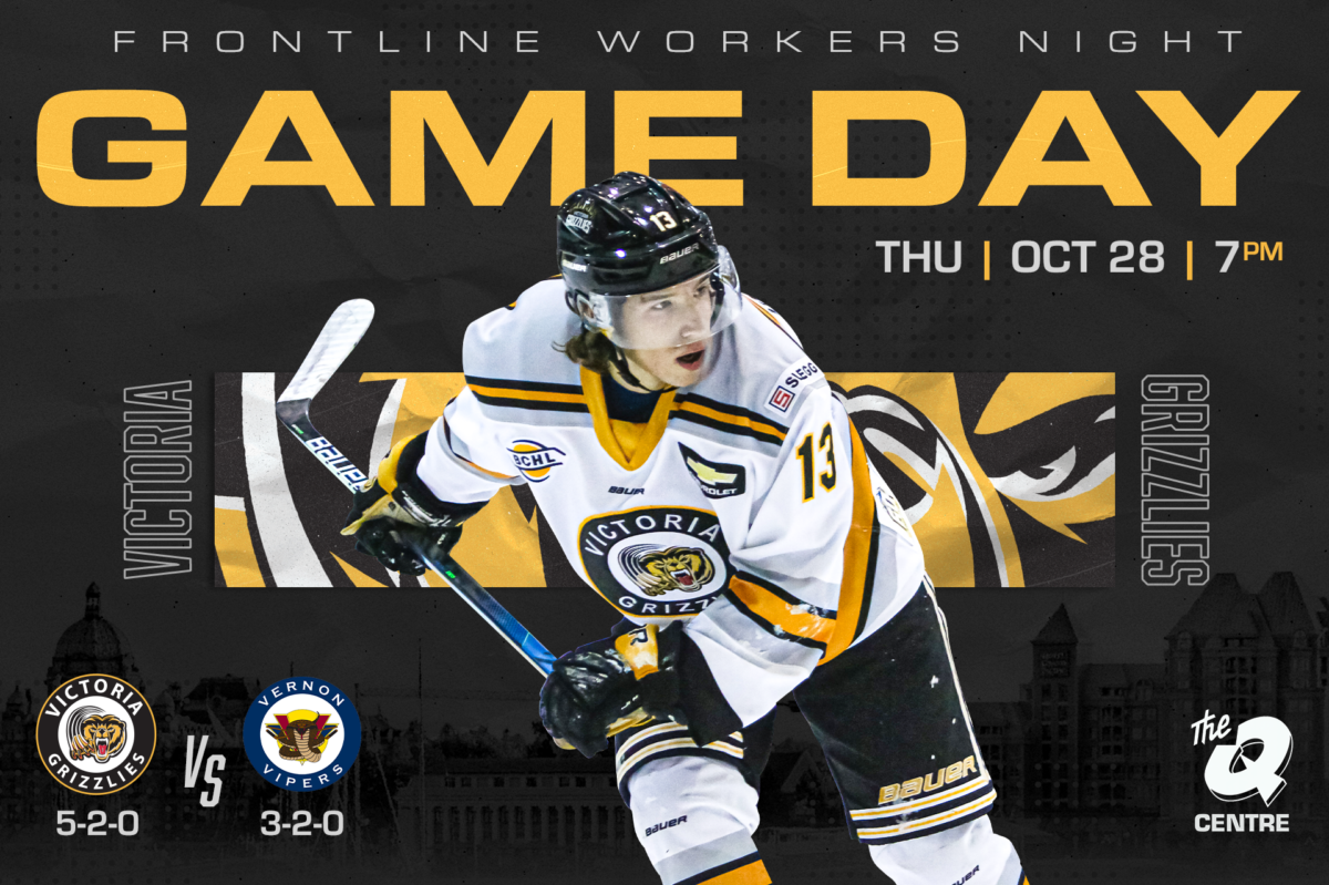 GAMEDAY GRIZZLIES HOST VIPERS Victoria Grizzlies