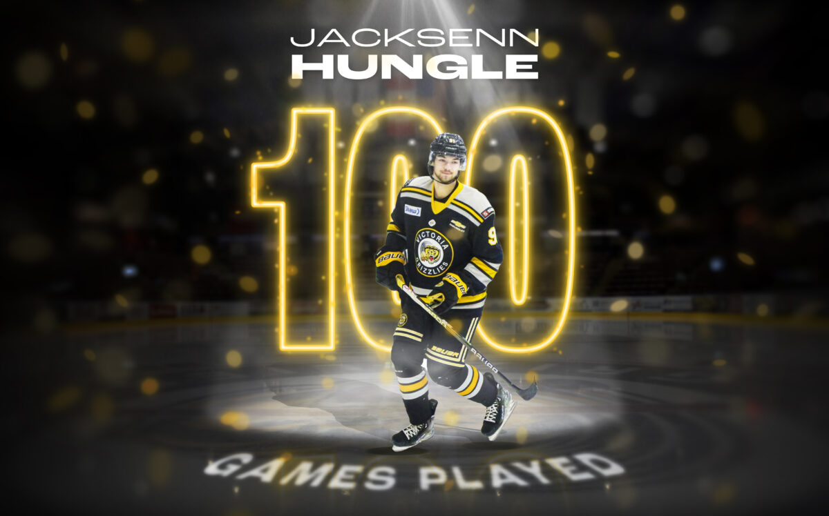 Jacksenn Hungle reaches milestone 100 BCHL games